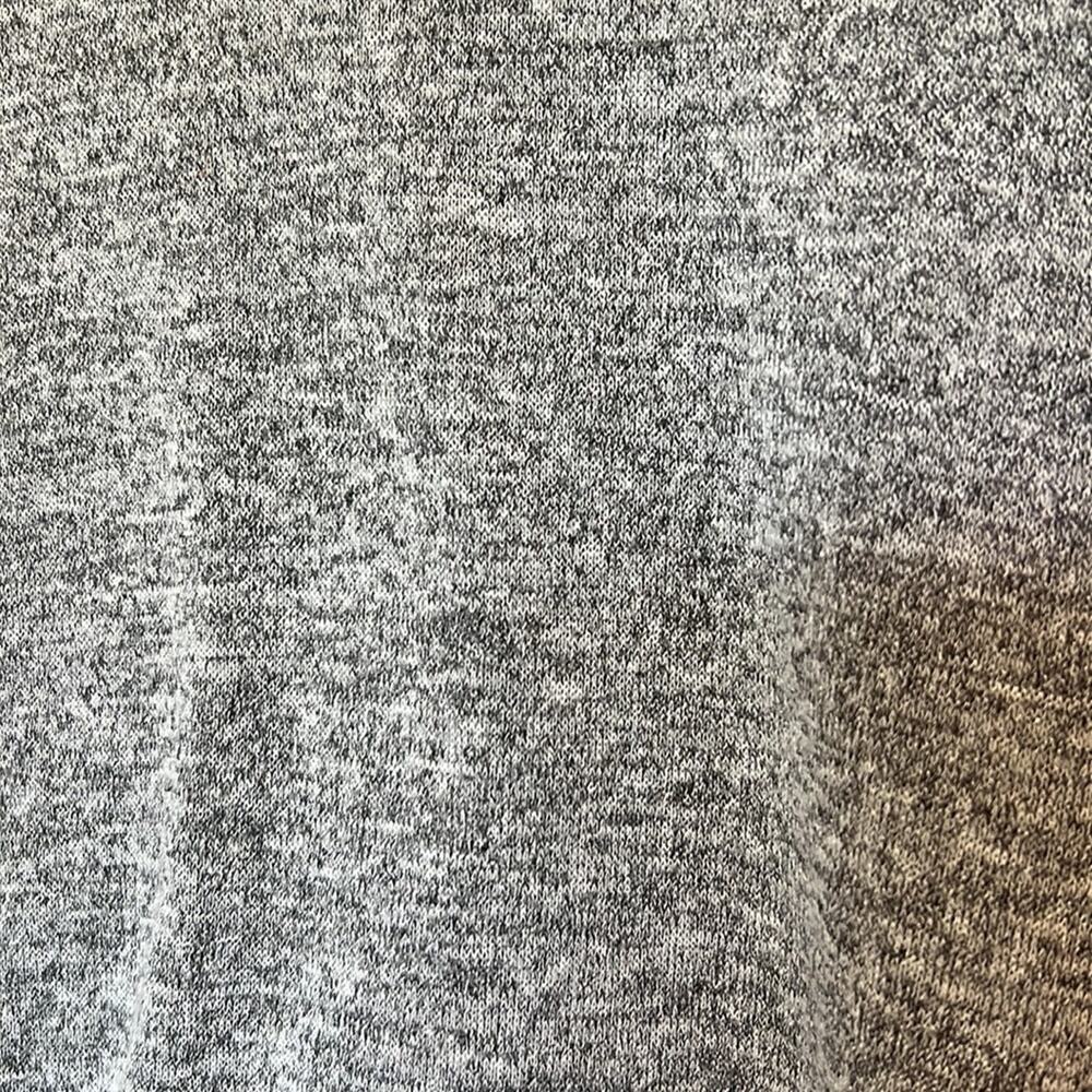 Express One Eleven “Essential” Heathered Gray Long Sleeve Basic Tee - Picture 3 of 10